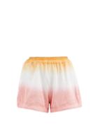 Terry - Cruise Tie-dye Cotton-terry Shorts - Womens - Pink Multi