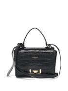 Matchesfashion.com Givenchy - Eden Mini Crocodile-effect Leather Bag - Womens - Black