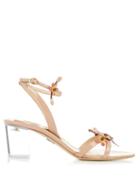 Paul Andrew Floella Embellished Patent-leather Sandals