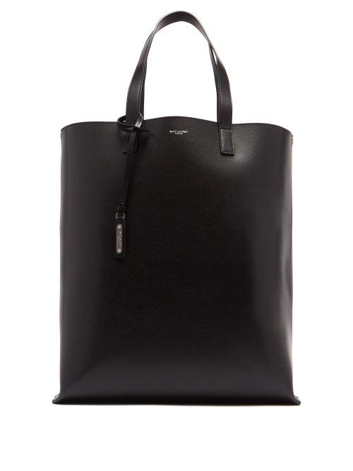 Matchesfashion.com Saint Laurent - Leather Tote - Mens - Black