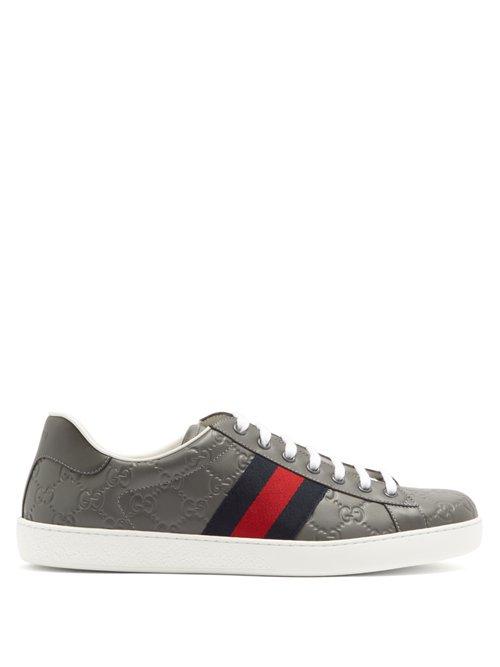 Matchesfashion.com Gucci - New Ace Low Top Leather Trainers - Mens - Multi