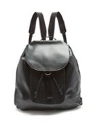 Bottega Veneta Intrecciato-panel Leather Backpack