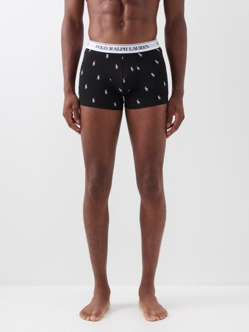 Polo Ralph Lauren - Pack Of Five Logo-print Cotton-blend Trunks - Mens - Multi