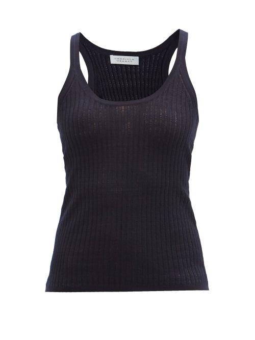 Gabriela Hearst - Nevin Cashmere-blend Tank Top - Womens - Dark Navy