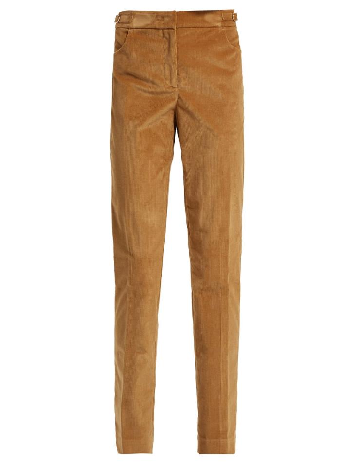 Gabriela Hearst Gustavo Cotton-blend Corduroy Trousers