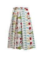 Le Sirenuse, Positano Clio Garden-print Cotton Wrap Skirt