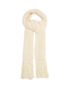 Matchesfashion.com Joseph - Ribbbed Merino Blend Scarf - Womens - Cream