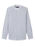 Matchesfashion.com A.p.c. - Mark Striped Poplin Shirt - Mens - Grey Multi