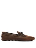 Matchesfashion.com Tod's - Gommino Suede Driving Shoes - Mens - Brown