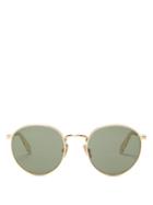 Matchesfashion.com Celine Eyewear - Round Metal Sunglasses - Mens - Gold