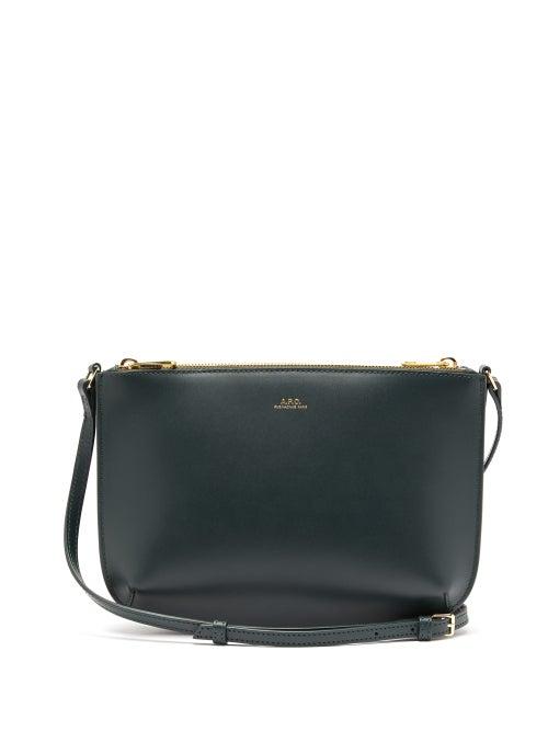 Matchesfashion.com A.p.c. - Sarah Leather Cross Body Bag - Womens - Green