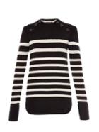 Isabel Marant Hayward Striped Wool-blend Knit Sweater