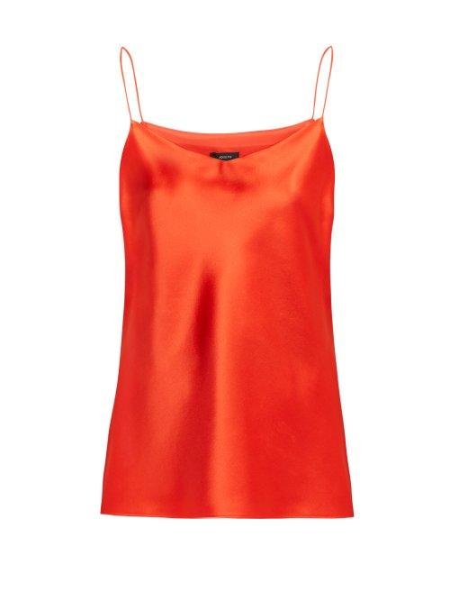 Matchesfashion.com Joseph - Sten Silk Satin Cami Top - Womens - Red