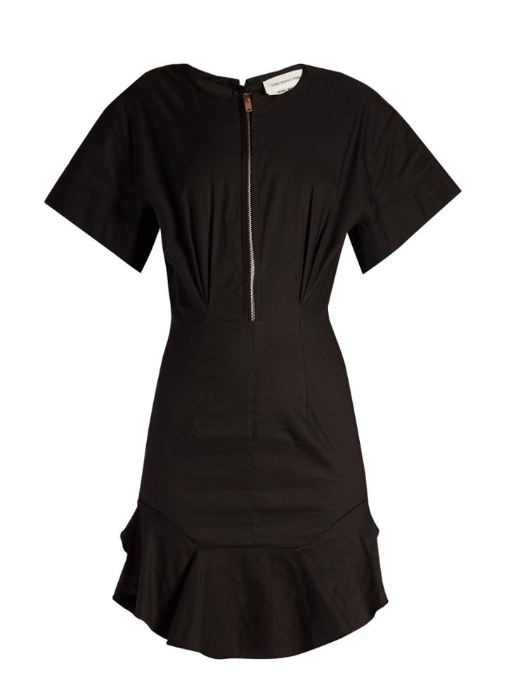 Isabel Marant Étoile Neit Zip-front Ruffled-hem Dress