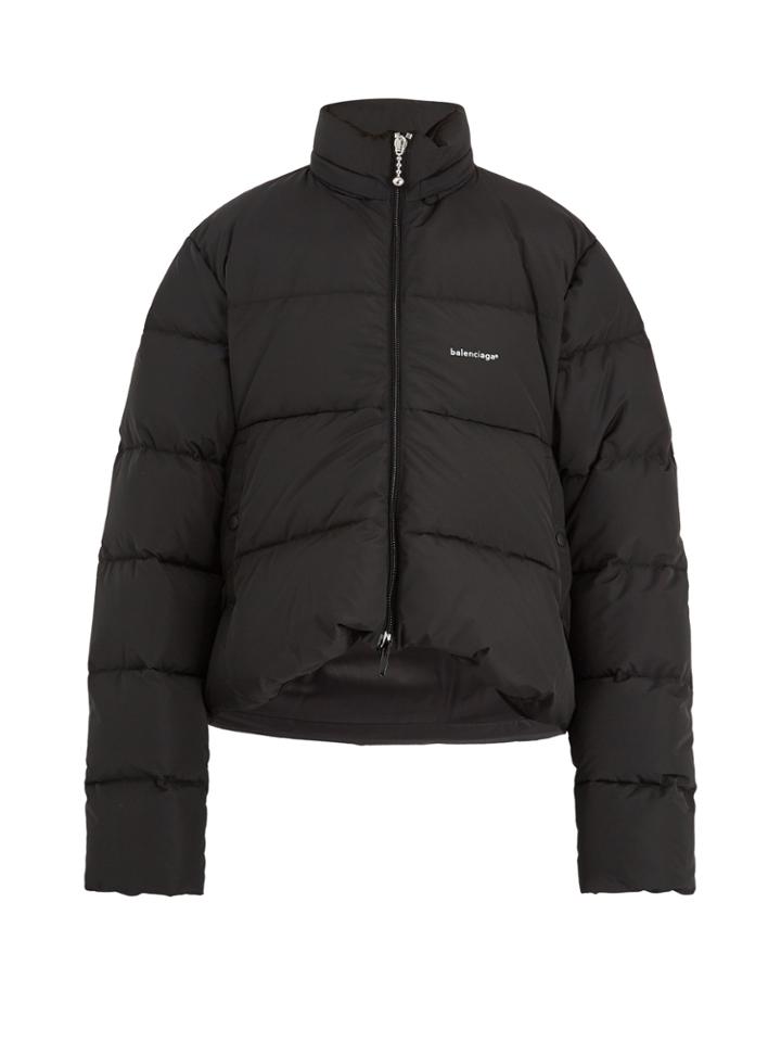 Balenciaga High-neck Quilted-down Jacket