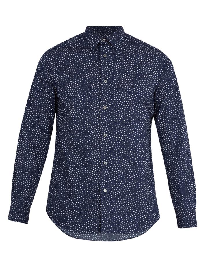 Paul Smith Ditsy Floral-print Cotton-poplin Shirt