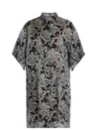 Acne Studios Debrah Paisley-print Step-hem Shirtdress