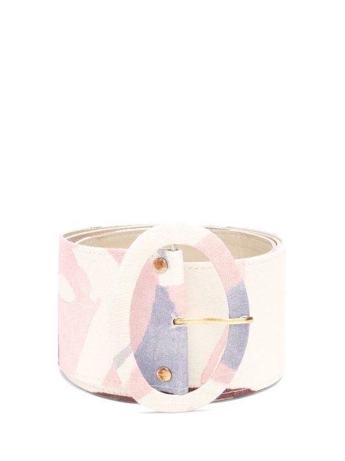Matchesfashion.com Cult Gaia - Lia Oversized Printed Belt - Womens - Red