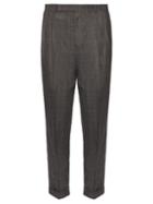 Paul Smith Pleated-front Tapered Wool Trousers