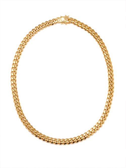 Fallon - Ruth 18kt Gold-plated Curb-chain Necklace - Womens - Yellow Gold
