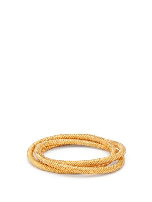 Matchesfashion.com Aurlie Bidermann - Amare Gold-plated Bangle - Womens - Gold
