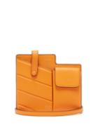 Matchesfashion.com Fendi - Mini Leather Cross Body Bag - Womens - Orange