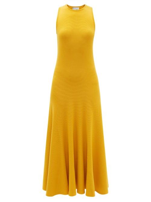 Gabriela Hearst - Fiori Merino Maxi Knitted Dress - Womens - Orange