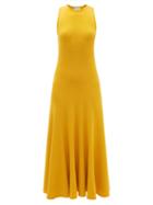 Gabriela Hearst - Fiori Merino Maxi Knitted Dress - Womens - Orange
