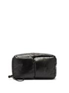 Matchesfashion.com Bottega Veneta - Padded Intrecciato Leather Wash Bag - Mens - Black