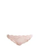 Matchesfashion.com Marysia - Antibes Swimmer Print Scallop Edged Bikini Briefs - Womens - Pink Print