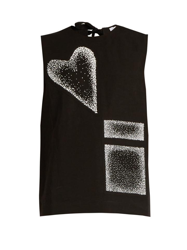 J.w.anderson Cotton And Linen-blend Top