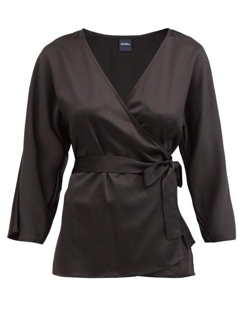 Matchesfashion.com Max Mara Leisure - Aeroso Top - Womens - Black