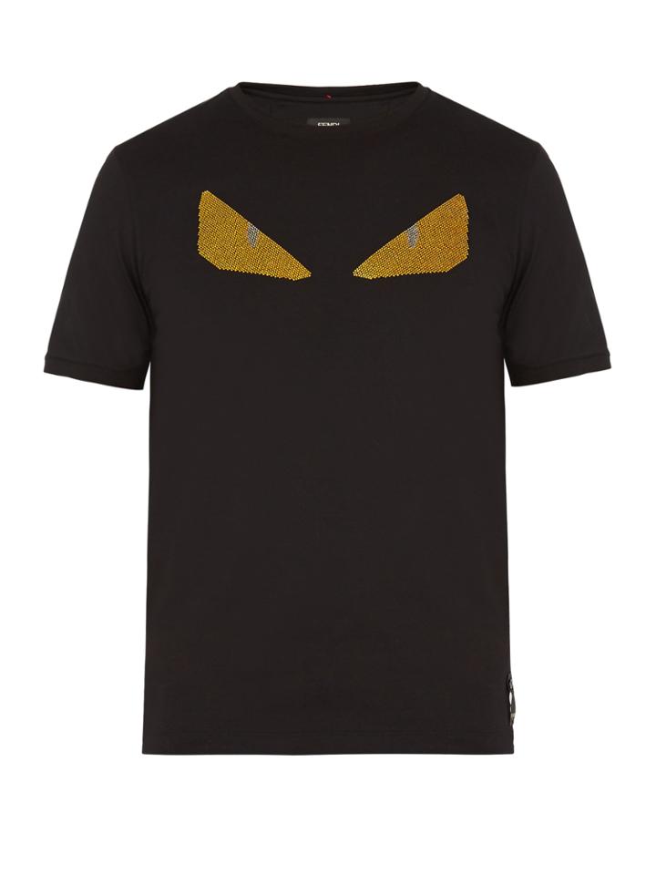 Fendi Bag Bugs-embellished Cotton T-shirt