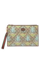 Gucci - Tiger-print Gg-canvas Pouch - Mens - Multi