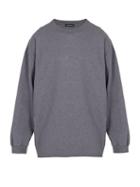Matchesfashion.com Balenciaga - Self Diagram Print Cotton Sweatshirt - Mens - Grey