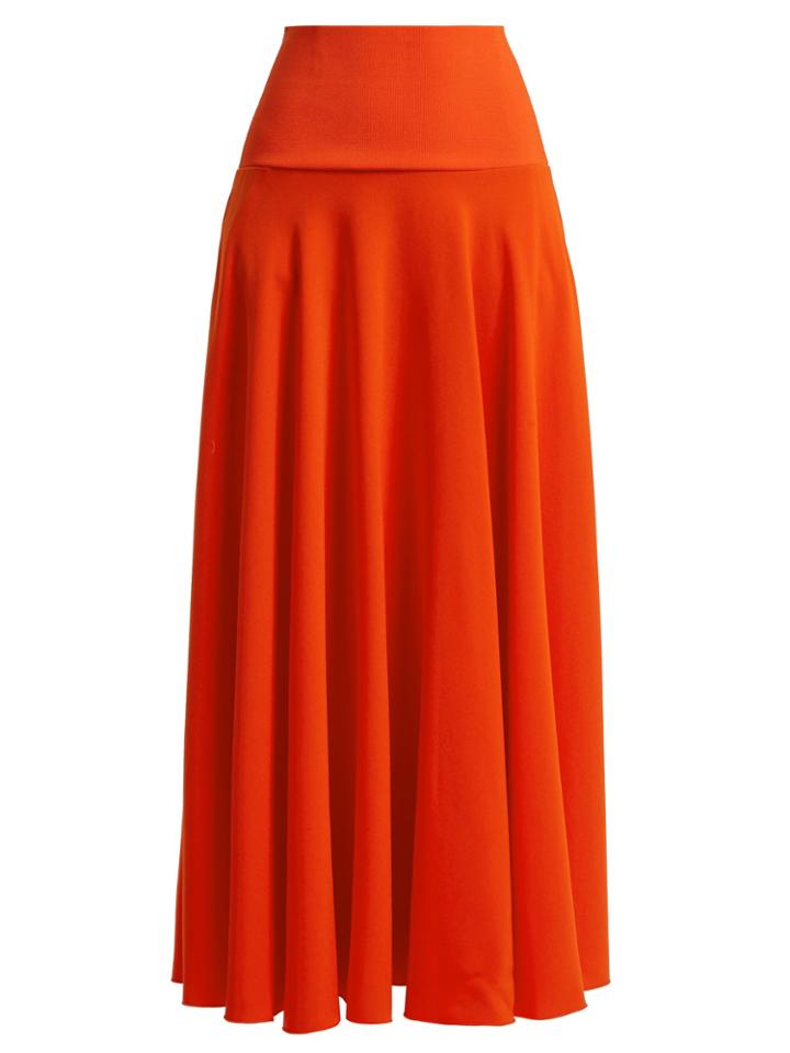 Elizabeth And James Frances Crepe Maxi Skirt