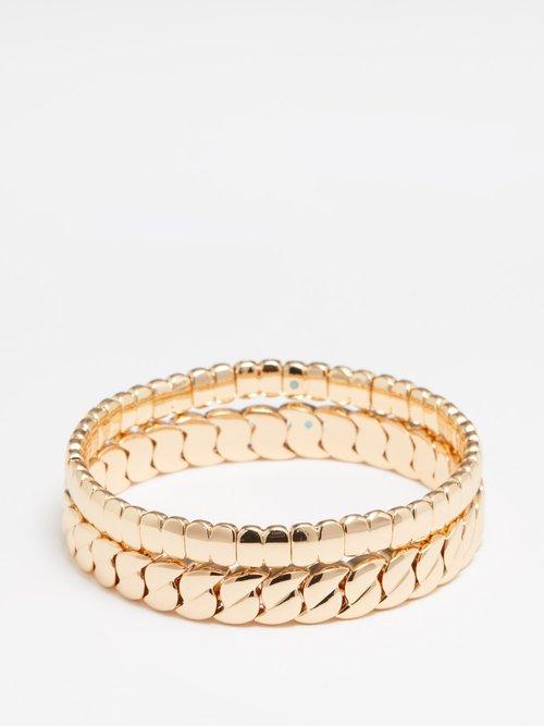 Roxanne Assoulin - The Editor's Pick Bracelet Set - Womens - Yellow Gold