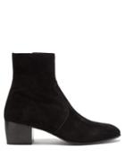 Matchesfashion.com Saint Laurent - Cofero Suede-leather Boots - Mens - Black