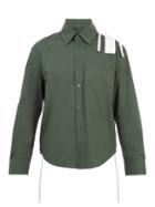 Craig Green Stripe-appliqu Cotton-poplin Shirt