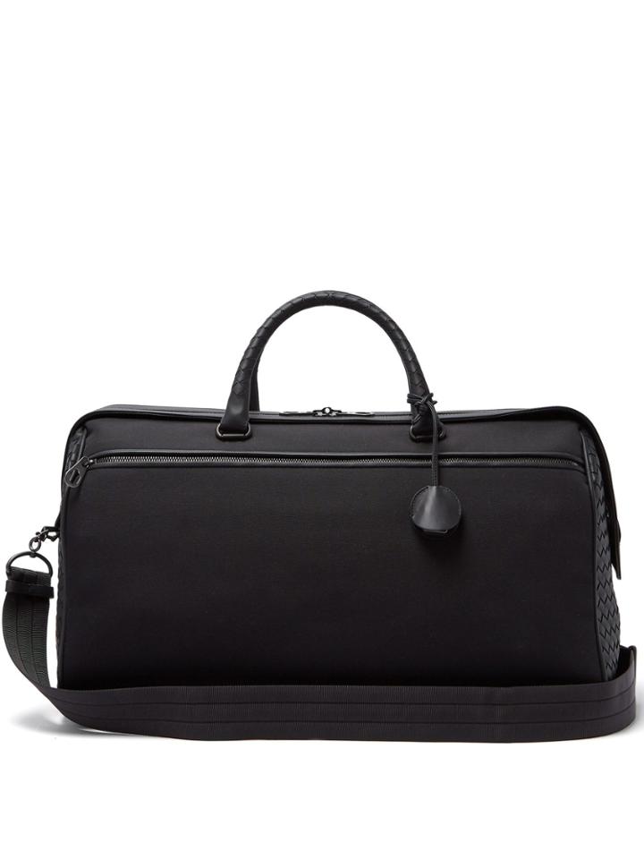 Bottega Veneta Canvas And Leather Holdall