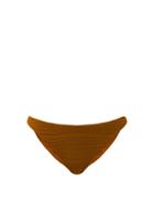 Matchesfashion.com Mara Hoffman - Reva High-cut Pliss Bikini Briefs - Womens - Dark Green