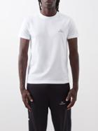 Valentino - Logo-print Cotton-jersey T-shirt - Mens - White Black