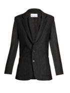 Raey Long-line Speckled-tweed Blazer