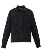 Noon Goons - Clubhouse Embroidered Cotton-corduroy Jacket - Mens - Black