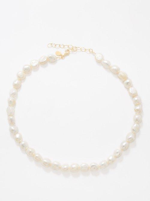 Hermina Athens - Vilma Pearl Necklace - Womens - Pearl