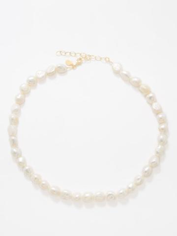 Hermina Athens - Vilma Pearl Necklace - Womens - Pearl