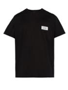 Matchesfashion.com Givenchy - Atelier Logo Patch Cotton Jersey T Shirt - Mens - Black