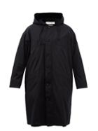 Jil Sander - Cotton-canvas Hooded Overcoat - Mens - Black