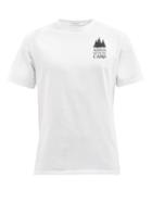 Maison Kitsun - Logo-print Cotton-jersey T-shirt - Mens - White