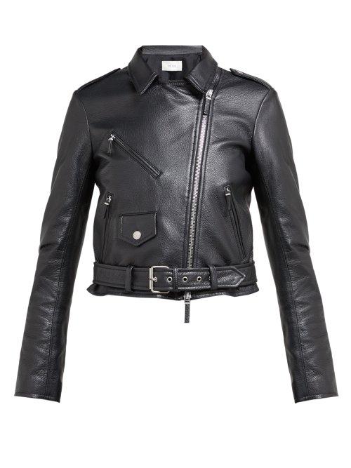 Matchesfashion.com The Row - Perlin Leather Jacket - Womens - Black